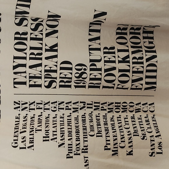 2023 Taylor Swift Eras Concert Tee - Picture 4 of 6